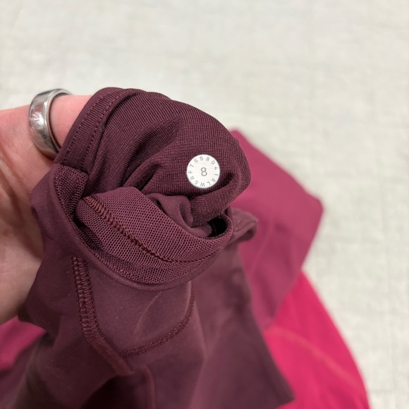 Lululemon Colour Me Ombre Tight 28” Dark Adobe Blush Berry Violet Red Size 8 - Picture 2 of 7